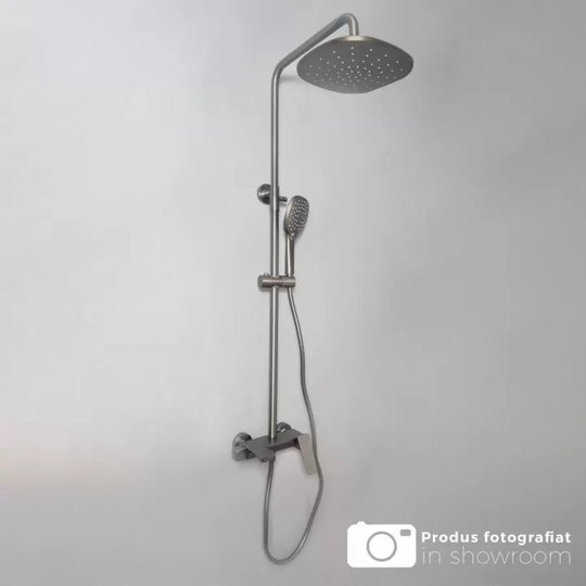 Colonne de douche, sanitaire en laiton, satiné, 9960N Robinetterie et colonnes de douche Titre par défaut Alessandro Design