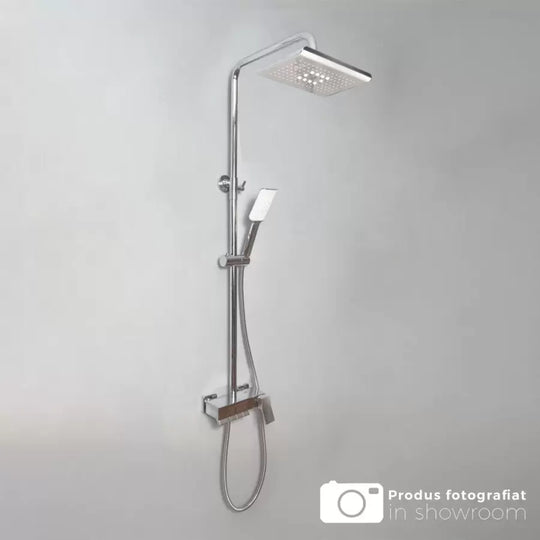 Colonne de douche avec robinet et capuchon réglable, sanitaire en laiton, chromé, 9920 robinets et colonnes de douche Default Title Alessandro Design