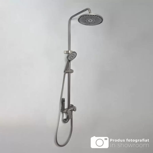 Colonne de douche en acier inoxydable gris foncé OD3902