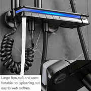 Colonne de douche en acier inoxydable, gris foncé, OD3904