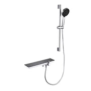 Colonne de douche en acier inoxydable brillant noir argent 11211BH/C