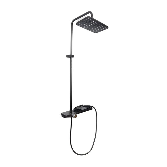 Colonne de douche en acier inoxydable noir 11210H Titre par défaut Alessandro Design