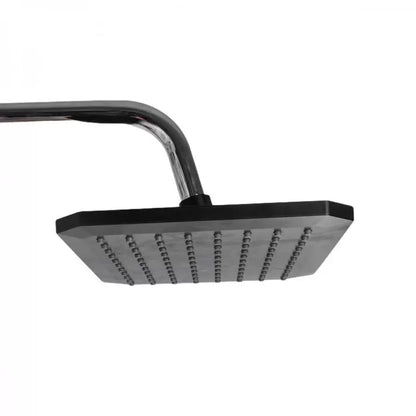 Colonne de douche avec écran LCD, acier inoxydable, noir, argent, SJG/006