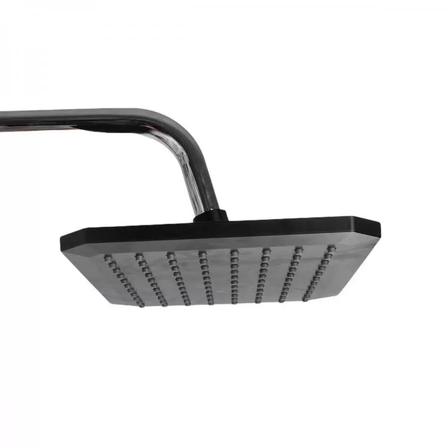 Colonne de douche avec écran LCD, acier inoxydable, noir, argent, SJG/006