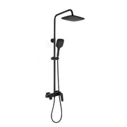 Colonne de douche, acier inoxydable SUS304, noir, 9910H
