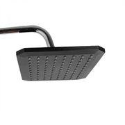 Colonne de douche avec écran LCD, acier inoxydable, noir, argent, SJG/003