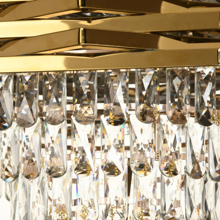 Lustre en cristal Kaison 16xE14 doré