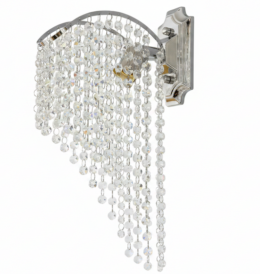 Lampe Cristal Sérénité 1x E27 Argent