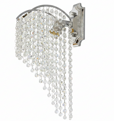 Lampe Cristal Ander 1x E14 Chrome Brillant