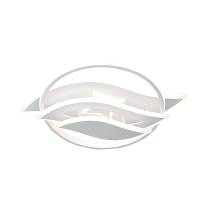 Lustre LED avec télécommande JARRIA 52W, Lumière Froid/Chaud/Neutre/RVB, Dimmable, Blanc