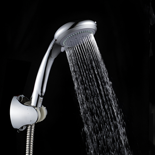 Pommeau de douche, 3 fonctions, ABS, gris, robinets et colonnes de douche PD200 Default Title Alessandro Design