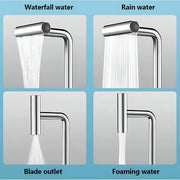 Robinet de lavabo Cartouche céramique Bec rotatif Chrome brillant Raccords inclus EC03