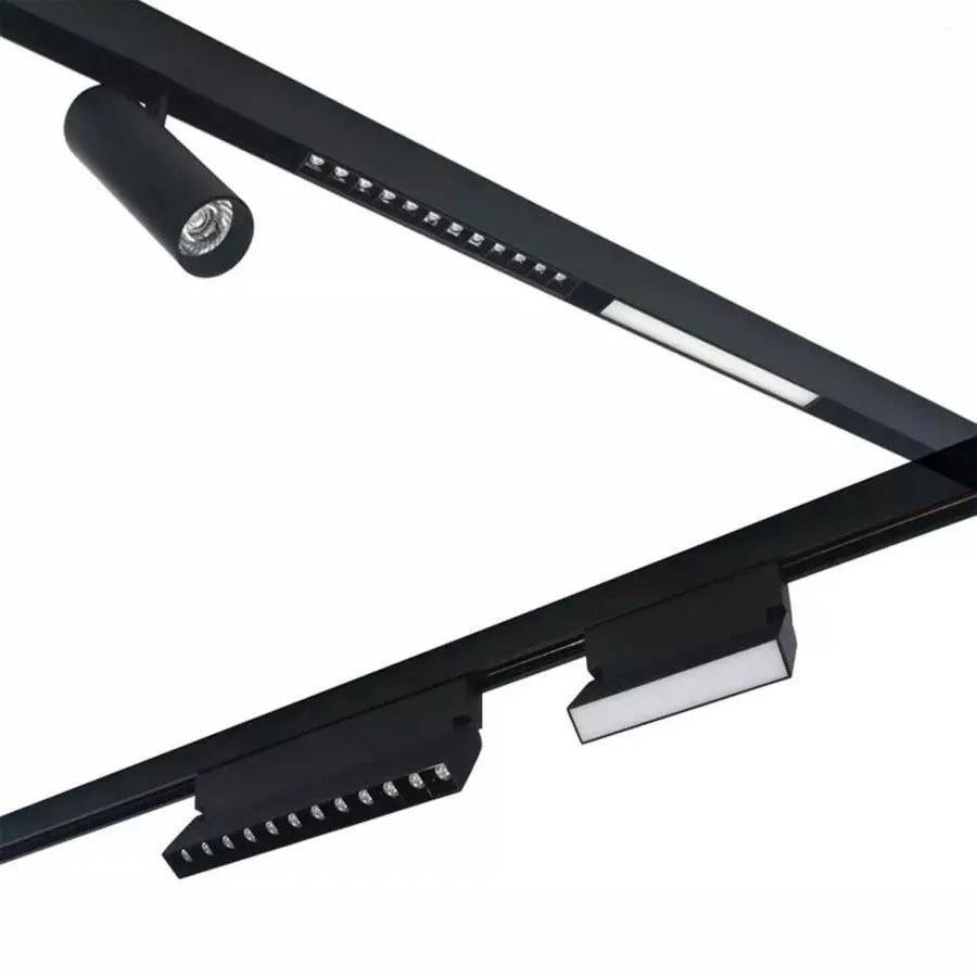 Grille LED magnétique, réglable, 6W, lumière neutre, encastrée, noire