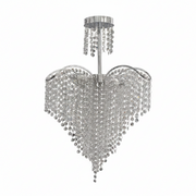 Ander Lustre en Cristal 4xE14 Diamètre 45cm Chrome