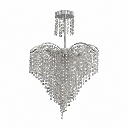 Ander Lustre en Cristal 4xE14 Diamètre 45cm Chrome