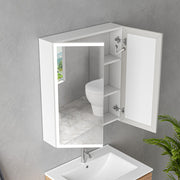 Miroir LED avec armoire MODA 60x70 cm éclairage périmétrique blanc et capteur tactile