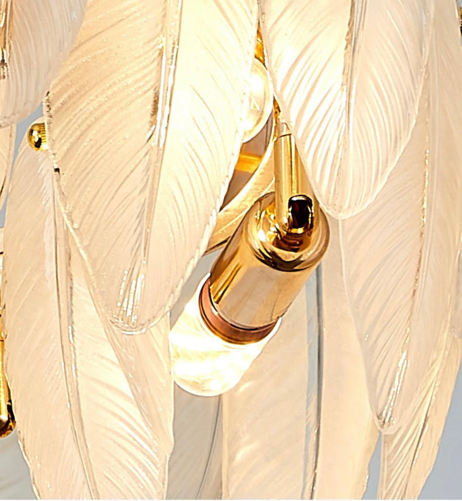 VAUX-LE-VICOMTE Lustre Elégance en Cristal, 5x E14, diamètre 42 cm, doré, hauteur réglable