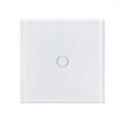 Verre sécurisé blanc avec interrupteur tactile simple