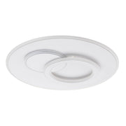 Lustre LED avec télécommande NOLUX 120W, Rond, Lumière Froide/Chaude/Neutre, Dimmable, Blanc