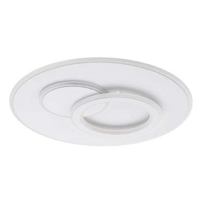 Lustre LED avec télécommande NOLUX 120W, Rond, Lumière Froide/Chaude/Neutre, Dimmable, Blanc