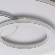 Lustre LED avec télécommande NOLUX 120W, Rond, Lumière Froide/Chaude/Neutre, Dimmable, Blanc