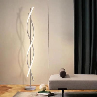 Lampe LED Upsilon, 48W, Lumière Froide/Chaude/Neutre, Métal et Acrylique, Blanc