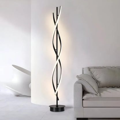 Lampe LED Upsilon, 27W, 3000K/4000K/6000K, Métal et Acrylique, Noir