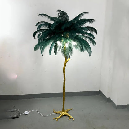 Lampe Pene Politia 1xE27 170 cm Abat-jour et lampes vert foncé Default Title Alessandro Design