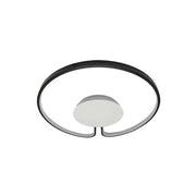 Lustre LED ADARA 90W, Rond, Lumière neutre, 4000K, Noir