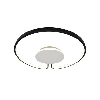 Lustre LED ADARA 90W, Rond, Lumière neutre, 4000K, Noir