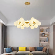 Lustre Arianna 25x G9 en or blanc