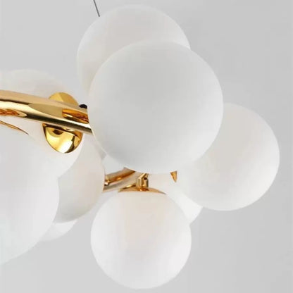 Lustre Arianna 25x G9 en or blanc