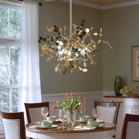 Lustre Bruno 3x G9 doré