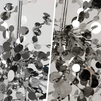 Lustre Caïn 3x G9 Argent