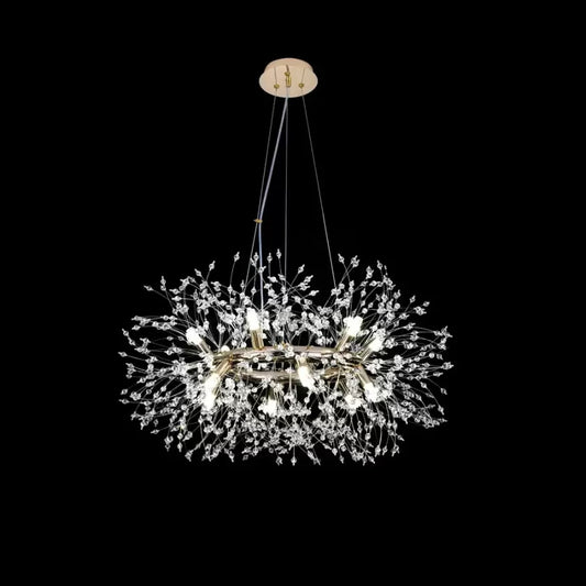 Lustre doré Jose 9x G9