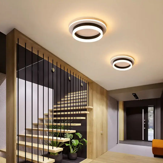 Lustre LED SOLENA ROTONDA 13W, Diamètre 25cm, Lumière Froide/Chaude/Neutre, Lustres LED Noir Blanc Titre par défaut Alessandro Design