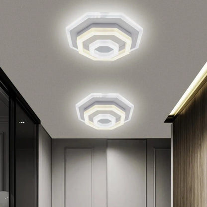 Lustre LED ADELINE 24W, Diamètre 20cm, Lumière Froide/Chaude/Neutre, Blanc