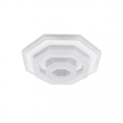 Lustre LED ADELINE 24W, Diamètre 20cm, Lumière Froide/Chaude/Neutre, Blanc
