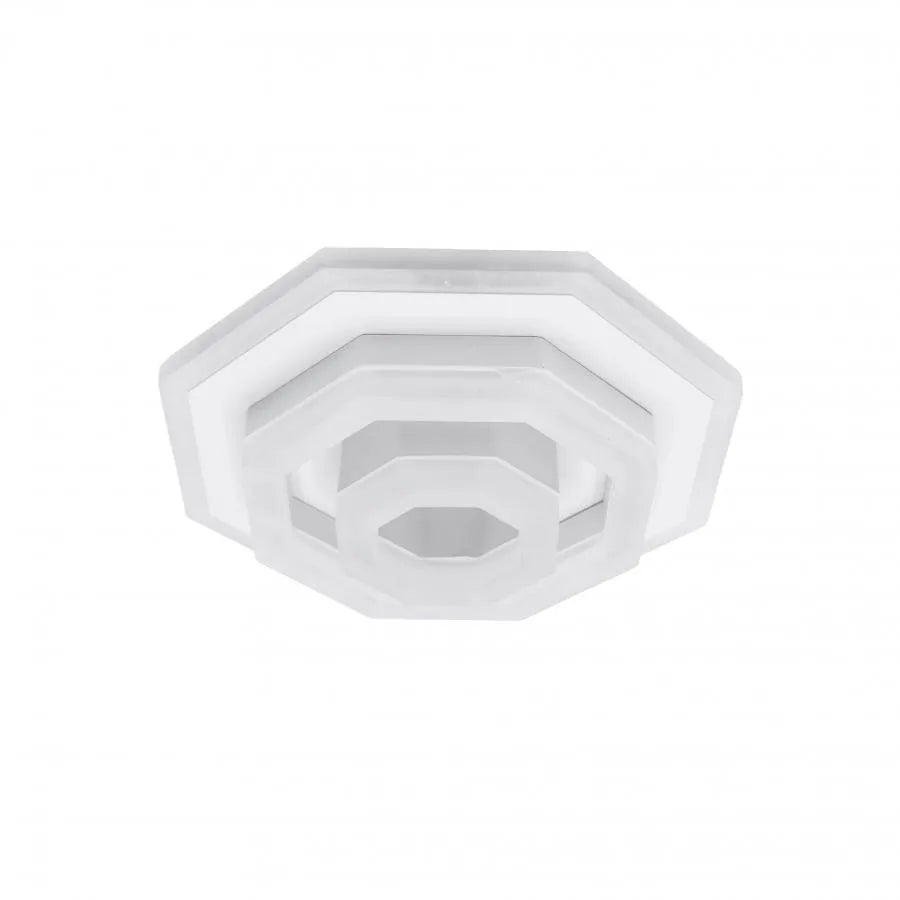 Lustre LED ADELINE 24W, Diamètre 20cm, Lumière Froide/Chaude/Neutre, Blanc