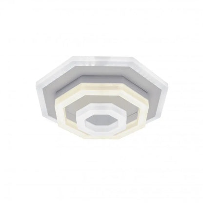 Lustre LED ADELINE 24W, Diamètre 20cm, Lumière Froide/Chaude/Neutre, Blanc