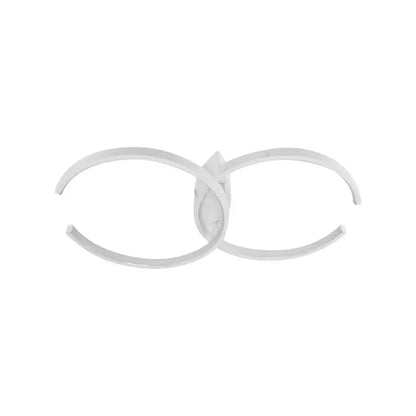 Lustre LED avec télécommande NOAH 64W, 2 éléments, Lumière Froide/Chaude/Neutre, Dimmable, Blanc