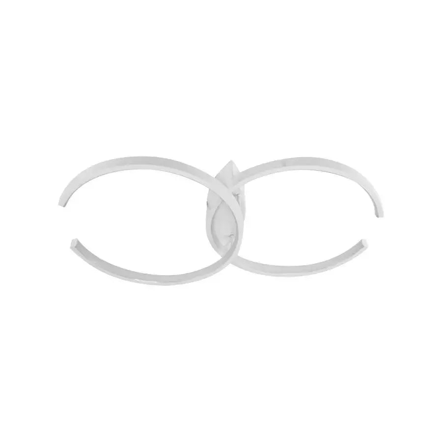 Lustre LED avec télécommande NOAH 64W, 2 éléments, Lumière Froide/Chaude/Neutre, Dimmable, Blanc