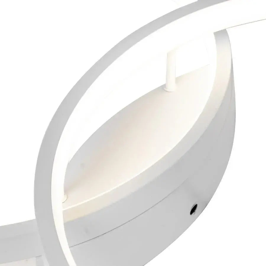 Lustre LED avec télécommande NOAH 64W, 2 éléments, Lumière Froide/Chaude/Neutre, Dimmable, Blanc