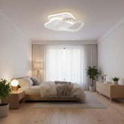 Lustre LED en cristal ANASTASIA 39W, Diamètre 30cm, Lumière Froide/Chaude/Neutre, Blanc