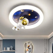 Lustra LED ASTRONAUT cu telecomanda, 51W, lumina Rece/Calda/Neutra, Alb Albastru Lustre LED cu Telecomanda Default Title Alessandro Design