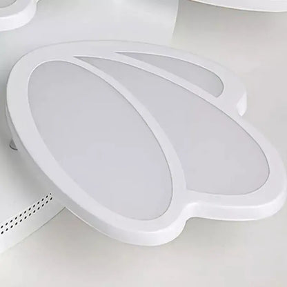 Lustre LED avec télécommande TULIP 45W, 3 Pétales, Lumière Froide/Chaude/Neutre, Gradable, Blanc