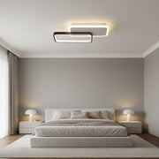 Lustre LED avec télécommande CAROLINA 50W, 2 Éléments, Lumière Froide/Chaude/Neutre, Dimmable, Noir