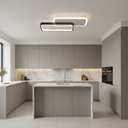Lustre LED avec télécommande CAROLINA 50W, 2 Éléments, Lumière Froide/Chaude/Neutre, Dimmable, Noir