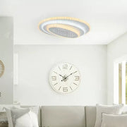 Lustre LED NEXA 3D 36W, Ovale, Lumière Froide/Chaude/Neutre, Blanc