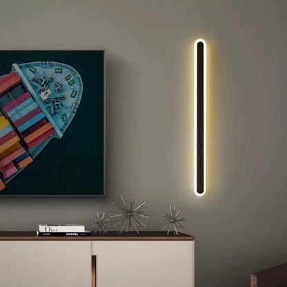 Lustre LED CASSIUS, 24W, Linéaire, Lumière Froide/Chaude/Neutre, Noir